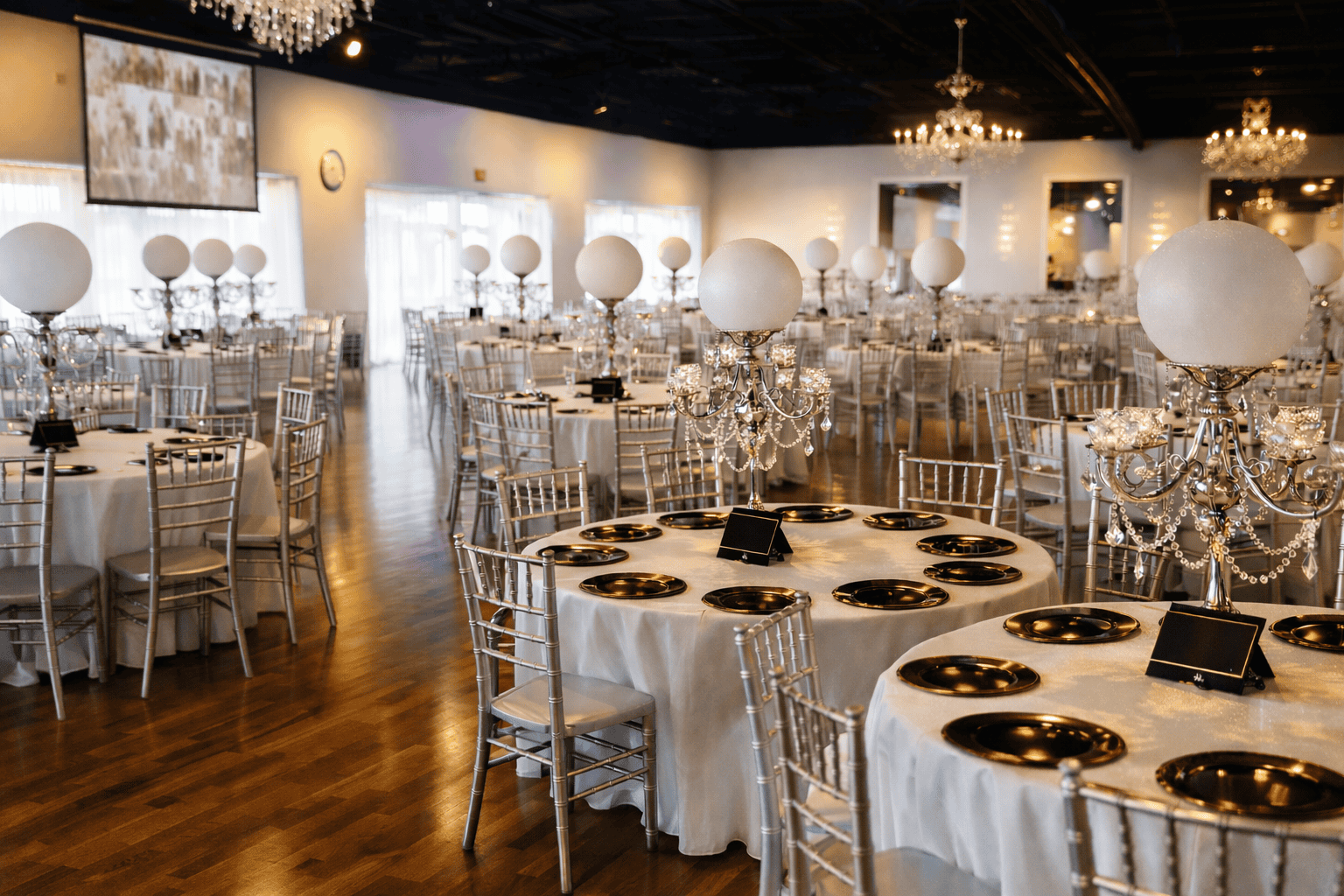 Private ballroom at Pizazz Ballroom in O'Fallon, Missouri